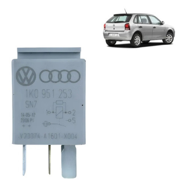 Relé Aquecimento Retrovisor Vw Gol Golf Polo 12v 2003 A 2012 1.2v