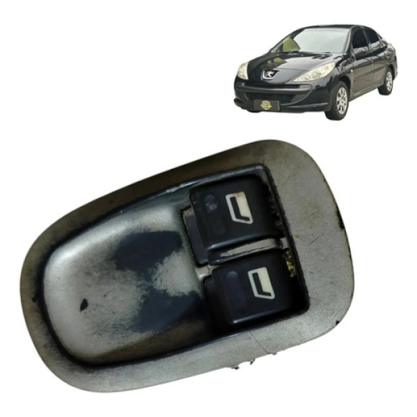 Botao Vidro Peugeot 207 2010 Dianteiro Esquerdo