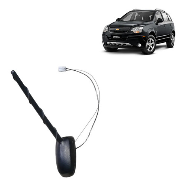 Antena Gm Captiva 3.0 V6 2011 2012 Preto