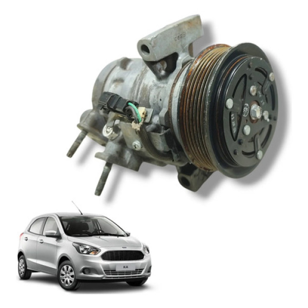 Compressor Ar Condicionado Ka 1.0 3cc 12v 2015 2016 A 2021