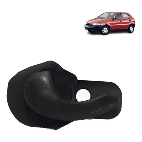 Maçaneta Interna Dianteira Le Fiat Palio 1996/2017 Preto Dianteira/traseira
