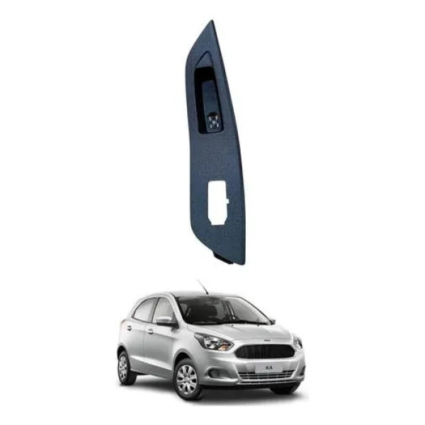 Acabamento Comando Vidro Dianteiro Carona Ford Ka 2015 2016