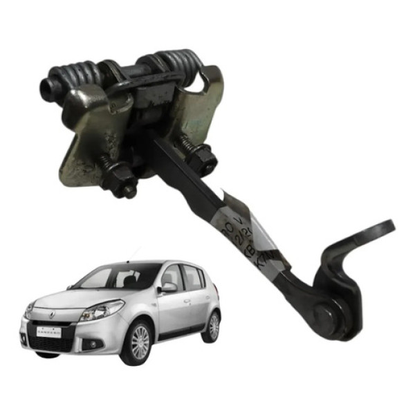 Limitador Porta Dianteira Esquerda Renault Sandero 2007 2014