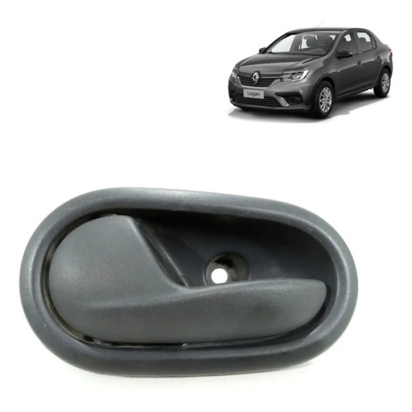 Maçaneta Interna L/e Renault Logan 2016/18 806717698r Preto Dianteira/traseira