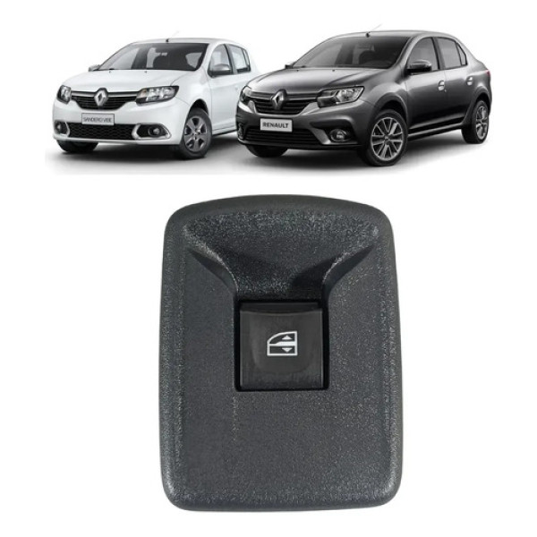 Botão Vidro Dianteiro Renault Sandero Logan 2015 2016 2017
