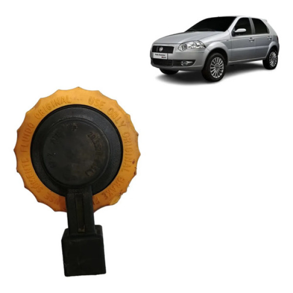 Tampa Reservatório Cilindro Óleo Fiat Palio 2008/2012 Preto