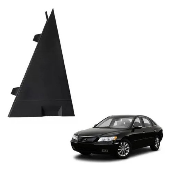 Acabamento Externo Retrovisor Esq Hyundai Azera 2008 2009 10 Preto