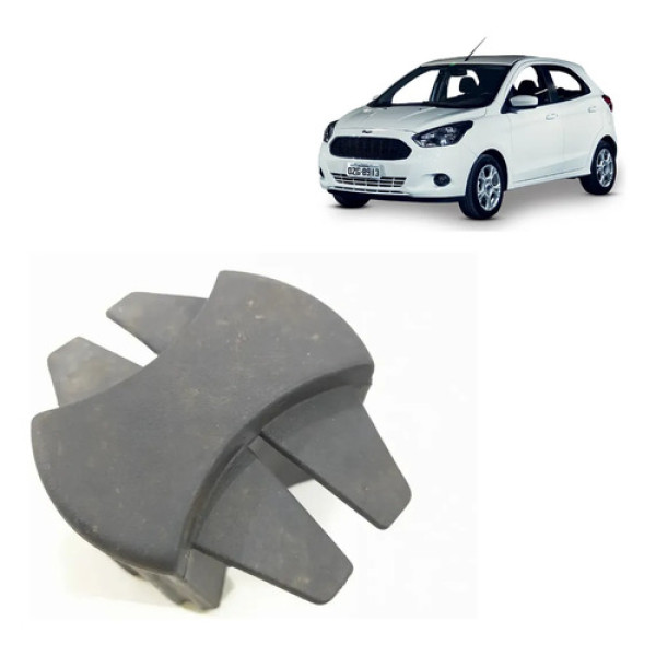 Suporte Borracha Porta Copos Ford Ka 2015 Preto