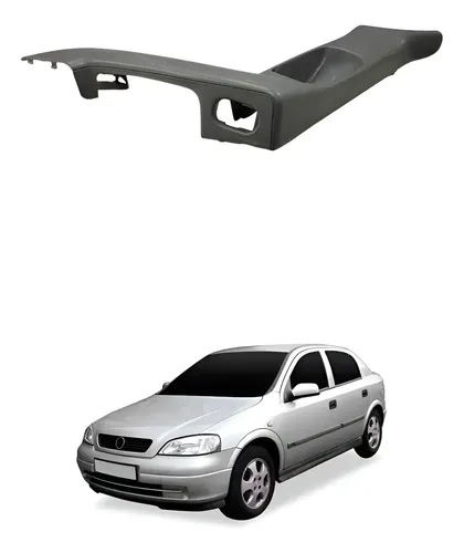 Moldura Puchador Alça  Porta Botao Vidro Eletrico Astra 99 Cinza