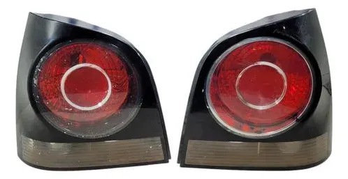 Par Lanterna Traseira Polo 2007 A 2014 Esquerdo/motorista Vermelho