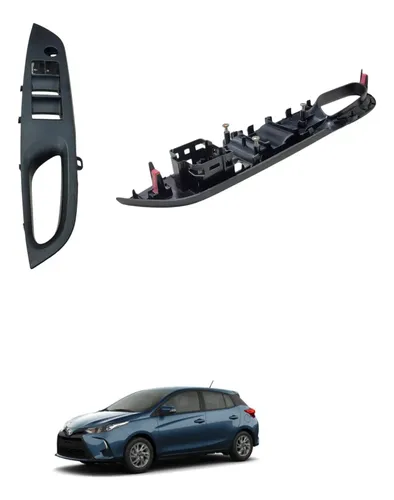 Moldura Botao Vidro Esquerdo Toyota Yaris 2019 742320dd40