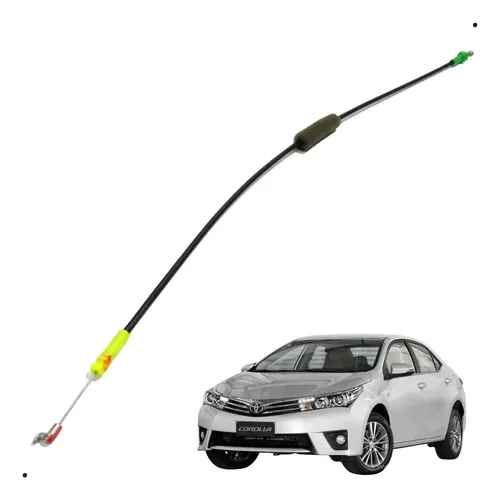 Cabo De Fechadura Maçaneta Traseira Esq Toyota Corolla 2016 Preto