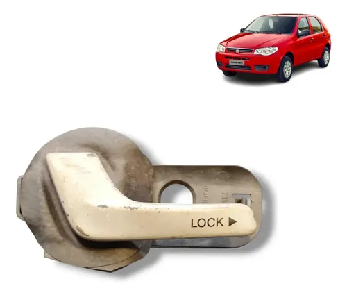 Maçaneta Interna Esquerda Fiat Palio 2003 - 735331954 Cinza Dianteira/traseira