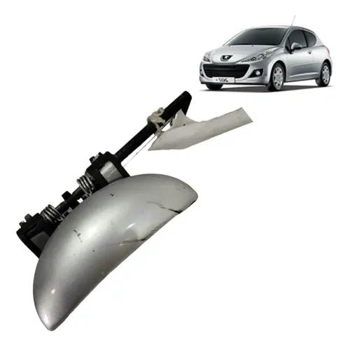 Maçaneta Externa L/e Peugeot 207 2011 15085wb0 Prateado