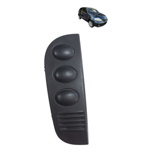 Moldura Botao Falso Citroen C3 2003 2012 Esquerdo