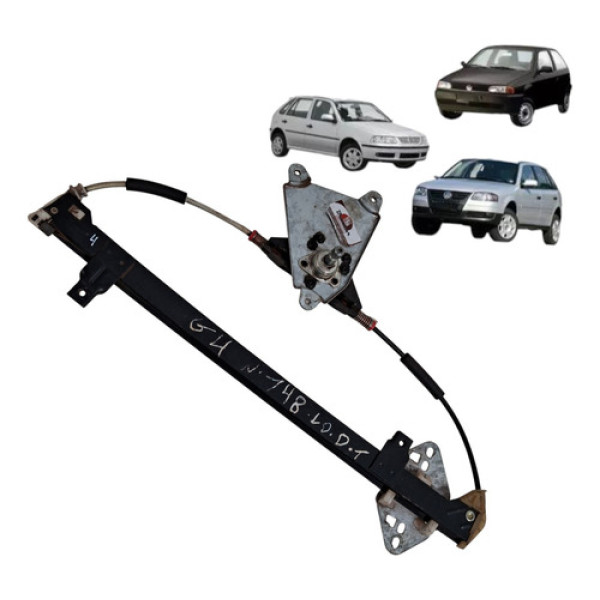 Maquina Vidro Manual Traseiro Gol G2 G3 G4 1994 2014 Direito