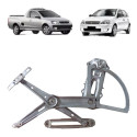 Maquina Vidro Manual Corsa Dianteira 2003 2012 Esquerda