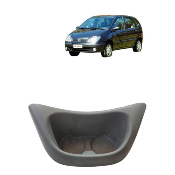 Porta Copos Central Renault Scenic 2003 2010