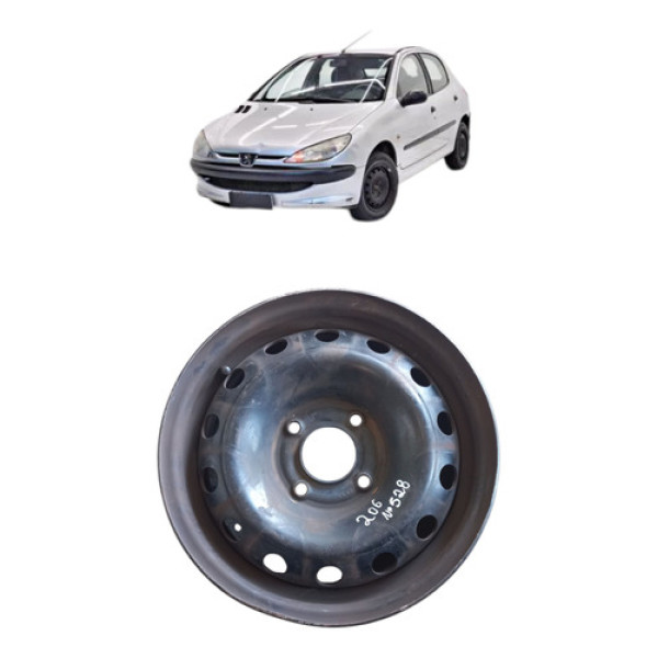 Roda Ferro Peugeot Citroen Aro 14 4 Furos