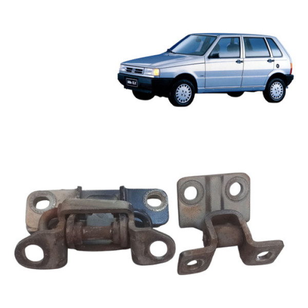Dobradiça Porta Dianteira Uno 1995 1999 Esquerdo