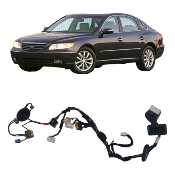Chicote Porta Azera 2007 A 2010 Dianteiro Esquerdo