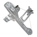 Maquina Vidro Manual Traseira Onix 2013 2019 Esquerda