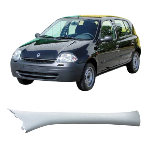 Acabamento Coluna Parabrisa Direito Clio 2000 2012