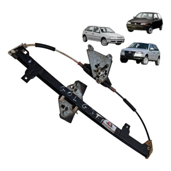 Maquina Vidro Manual Traseiro Gol G2 G3 G4 1994 2014 Direito