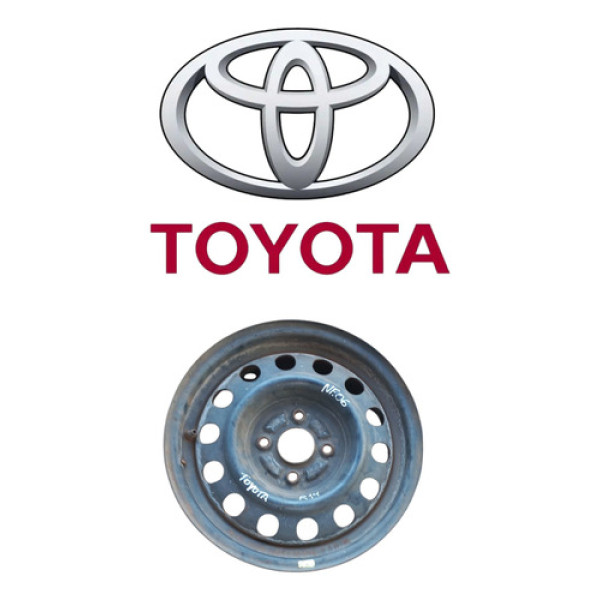 Roda Ferro Toyota Aro 14 4 Furos