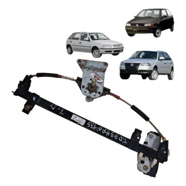 Maquina Vidro Manual Traseiro Gol G2 G3 G4 1994 2014 Direito