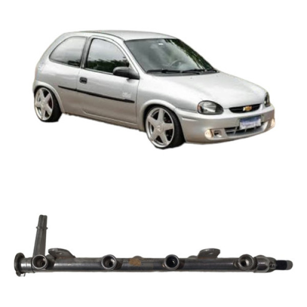 Flauta Bico Injetor Chevrolet Corsa 1.0 8v Gasolina 2001
