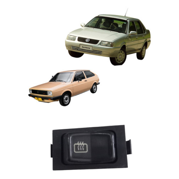 Botao Desembacador Vidro Traseiro Vw Santana Gol 1984 1994