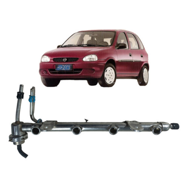 Flauta Bico Injetor Chevrolet Corsa 1.6 8v Gasolina 2001
