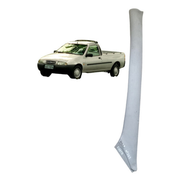 Acabamento Coluna Parabrisa Ford Courier 1996 A 2002 