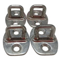 Kit 4 Batente Fechadura Porta Onix 2013 2019