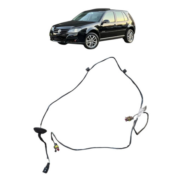 Chicote Luz Placa Traseira Golf Sportline 2006 A 2013 
