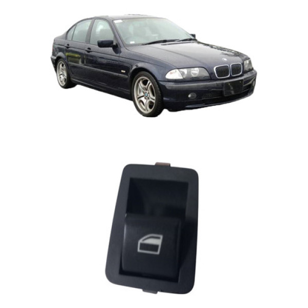 Botao Vidro Traseiro Bmw 320i 2000 2005 Esquerdo 