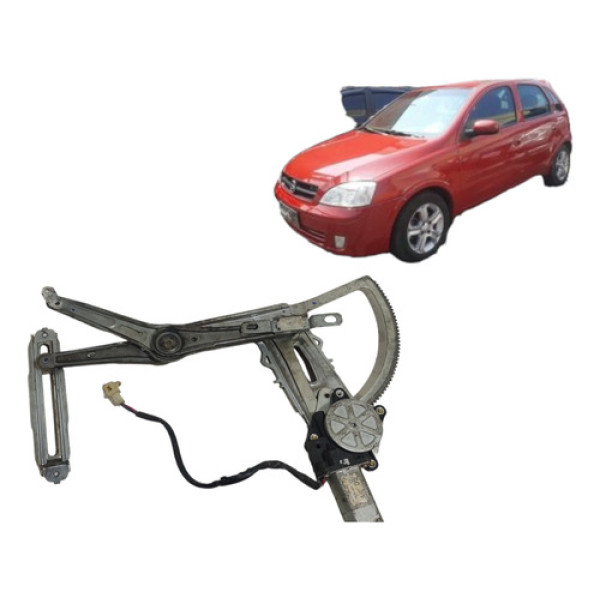 Maquina Vidro Elétrico Corsa 2003 2012 Dianteiro Direito