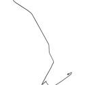 Tubo Cano Freio Traseiro Onix 2013 2019