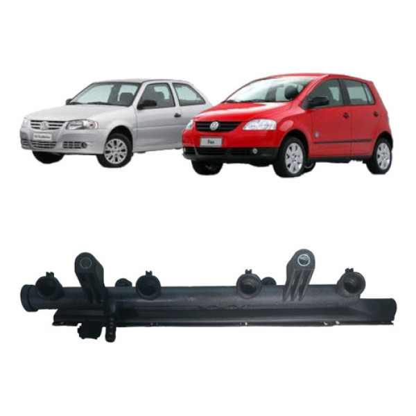 Flauta Bico Injetor  Gol Voyage Fox 1.0 8v G5 G4