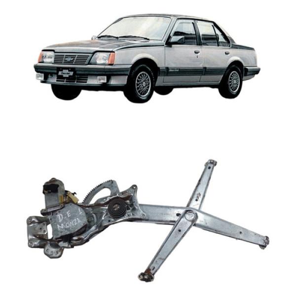 Máquina Vidro Elétrico Dianteiro Esquerdo Monza 1983 A 1996