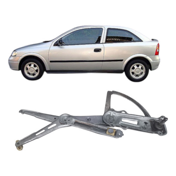 Maquina Vidro Manual Astra 2 Portas 1999 2001