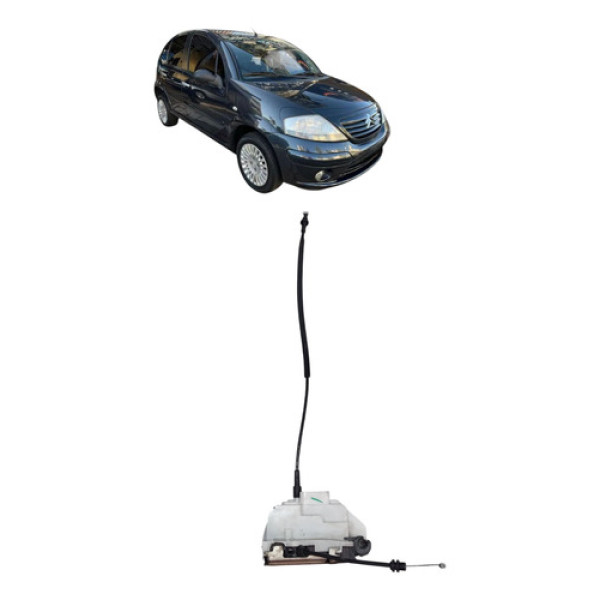 Fechadura Eletrica Porta Dianteira Citroen C3 2008 Direita