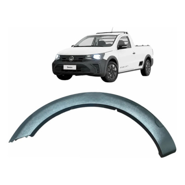 Spoiler Paralama Traseiro Direito Vw Saveiro 2025 5u7853504e Cinza