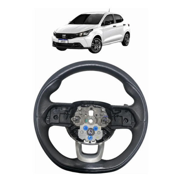 Volante C/ Comandos Borboleta Fiat Argo/cronos 1.8 2020 Cinza