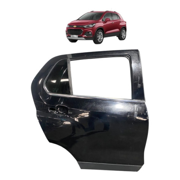 Porta Traseira Direita Chevrolet Tracker 2014/2020 C/detalhe Traseira Direita Preto