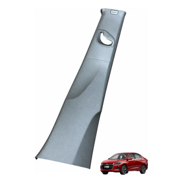 Moldura Direita Coluna Cinto Gm Onix 2023 26314480 Cinza