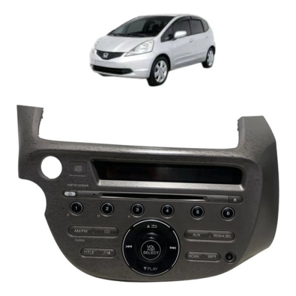 Radio Cd Player Honda Fit Exl 2009/2013 39100tf0p010m1
