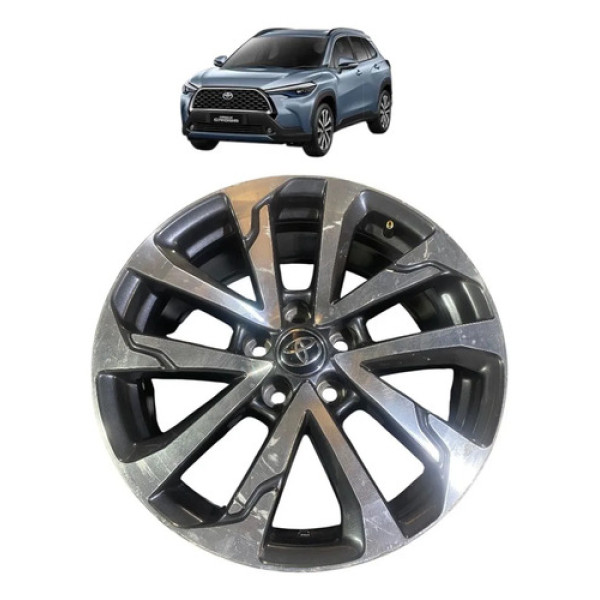 Roda Aro 18 Toyota Corolla Cross 2022 1* Cinza