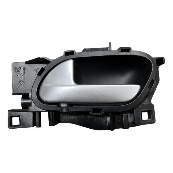 Maçaneta Interna Diant Esq Peugeot 208 Griffe 1.6 2014  Preto Dianteira